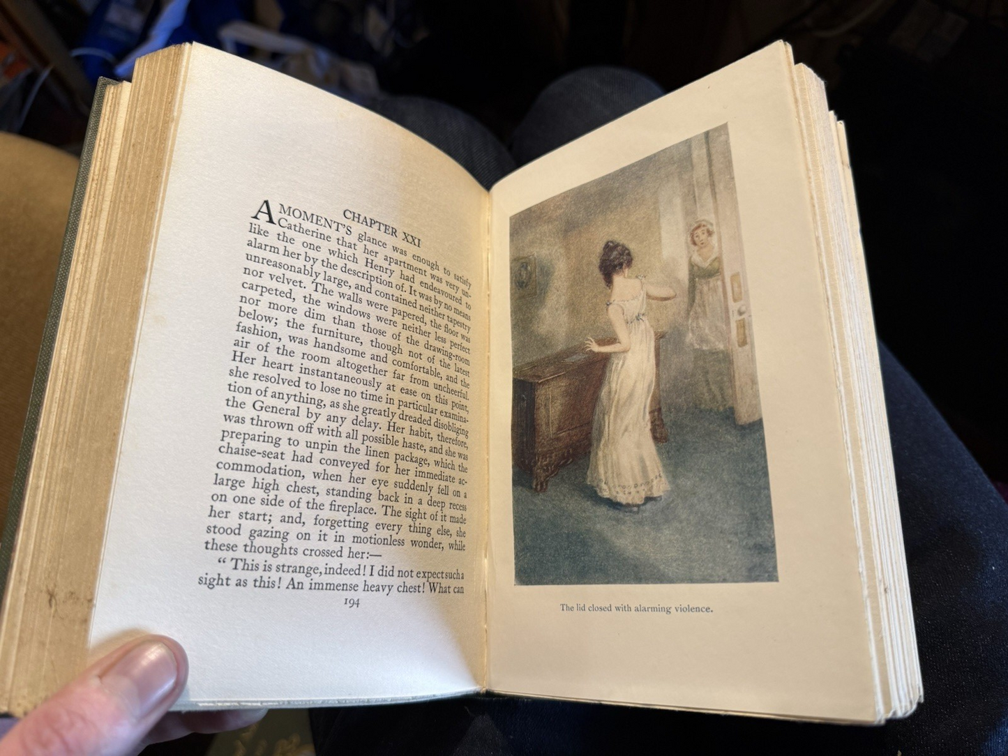 Jane Austen : Northanger Abbey : Colour Illustrations by A. Wallis Mills 1908