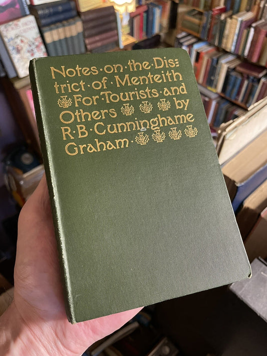 1895 MENTEITH For TOURISTS R. B. Cunninghame Graham :  SOUTH PERTHSHIRE Guide