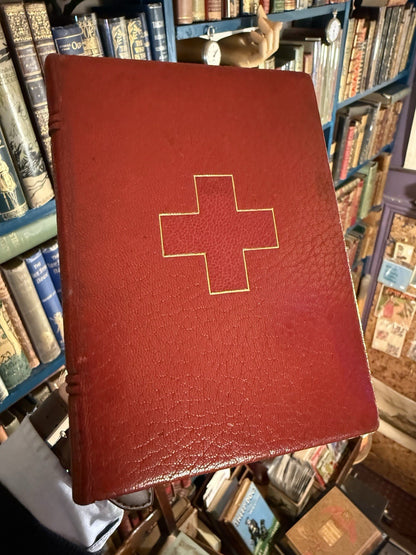 Illuminated Manuscript : Red Cross Nurse : Florence Nightingale Award : WWI