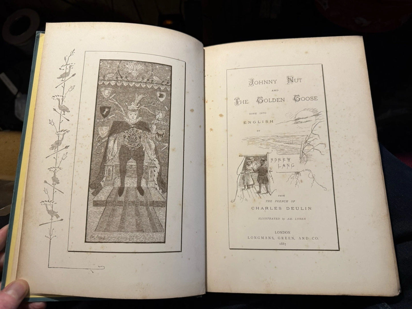1887 Johnny Nut and the Golden Goose : Translated by Andrew Lang