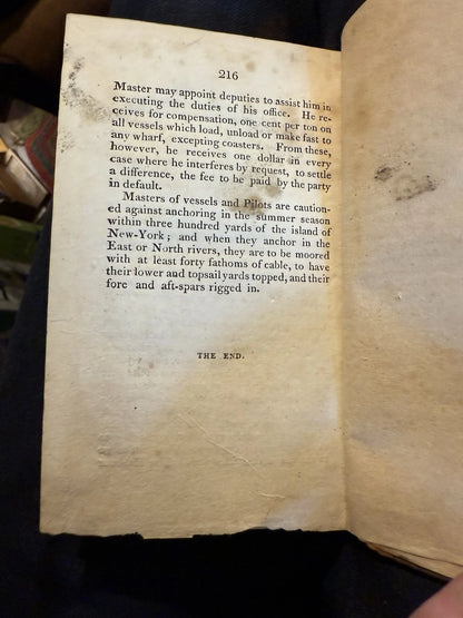 1807 The Picture of New York : Travellers Guide Through Commercial Metropolis