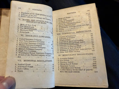 1807 The Picture of New York : Travellers Guide Through Commercial Metropolis