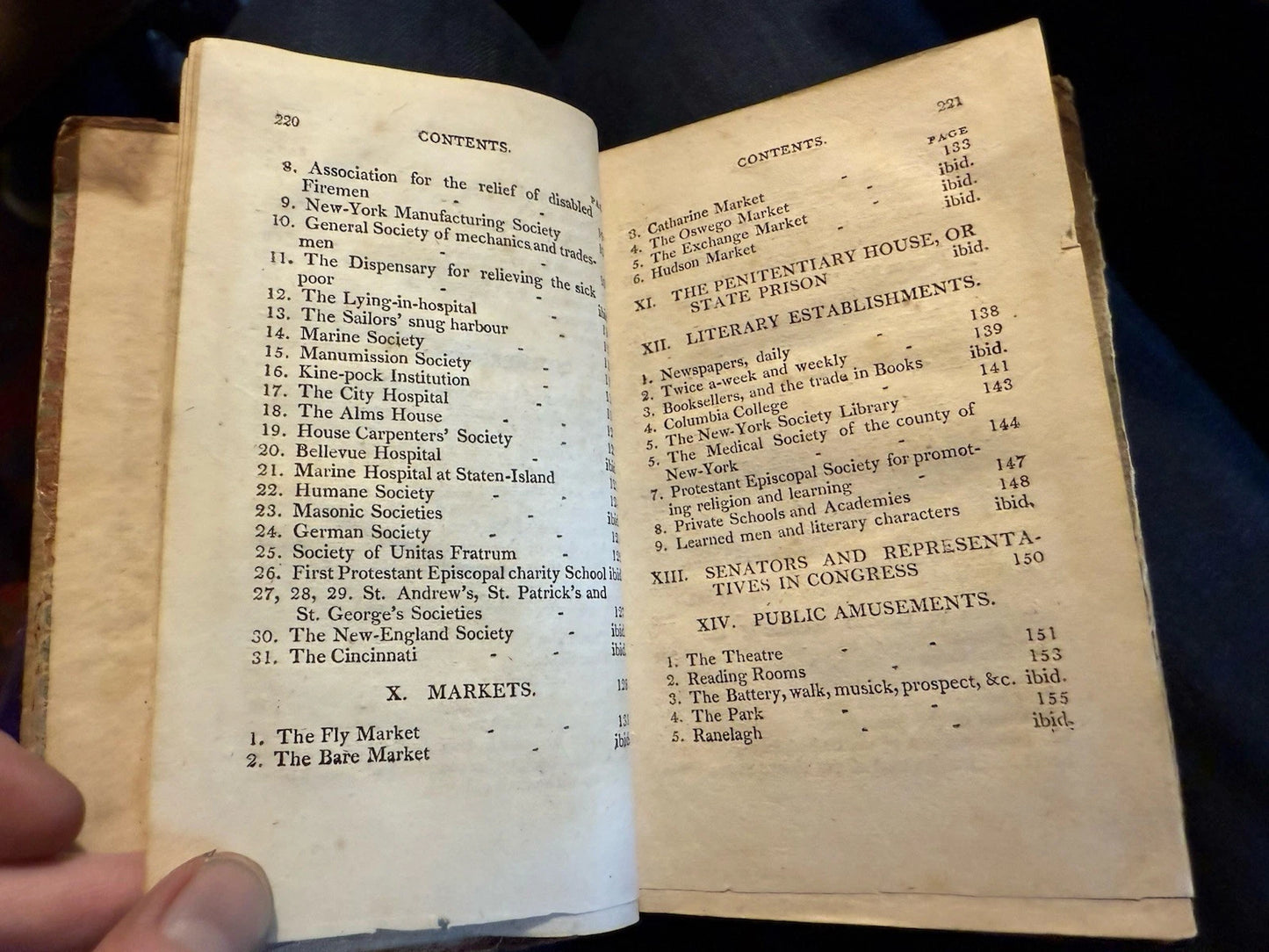 1807 The Picture of New York : Travellers Guide Through Commercial Metropolis