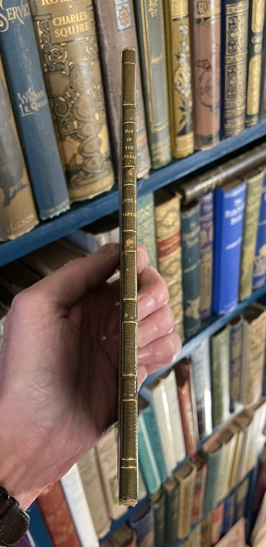 Very Slim Antique Fine Leather Binding (thinnest we've seen) Bookbinding Oddity