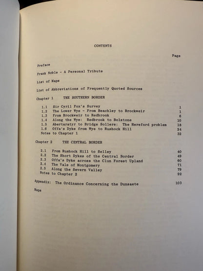 Offa's Dyke Reviewed : Herford : Frank Noble 1983