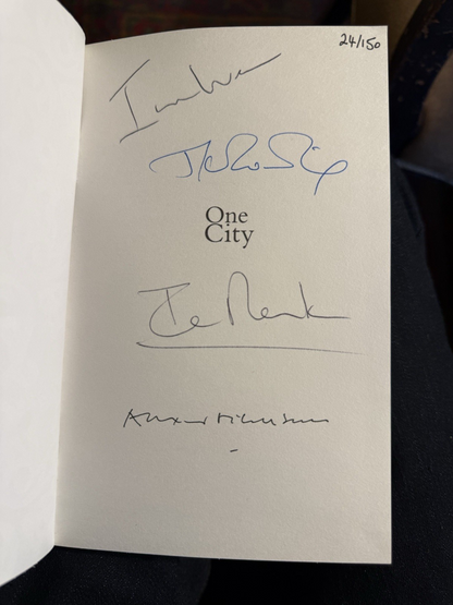 One City : SIGNED Ltd : J K Rowling : Ian Rankin : Irvine Welsh & McCall Smith