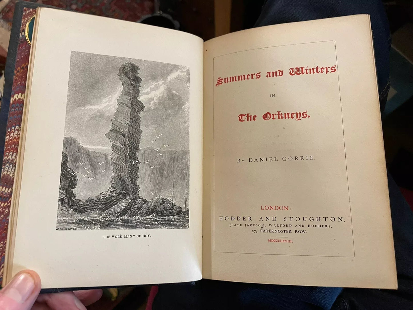 Summers and Winters in the Orkneys : Daniel Gorrie : 1st Ed 1868 : Scottish Isle