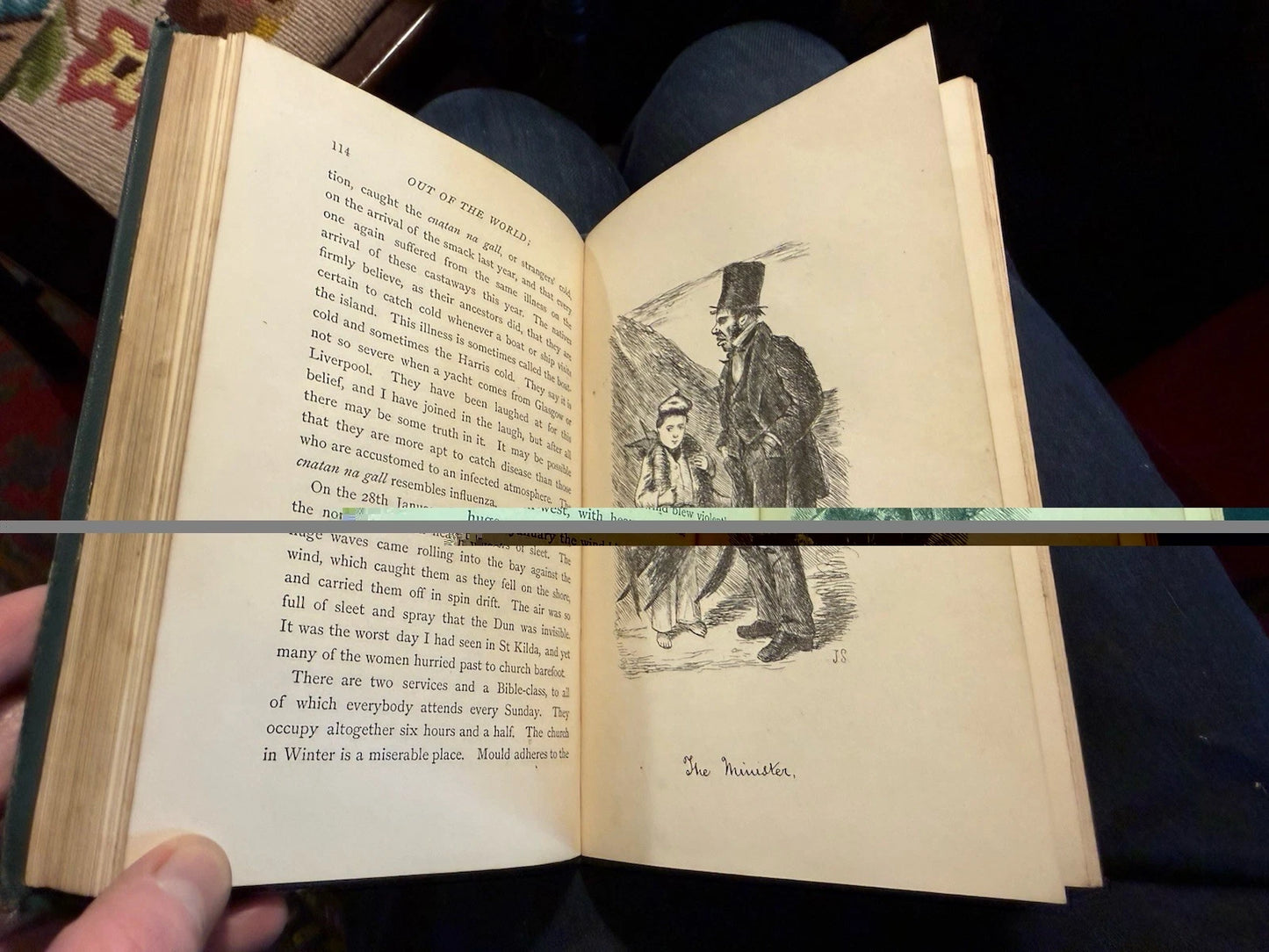 1878 Out of the World : Life in St Kilda : Illustrated by author : 2nd Edition