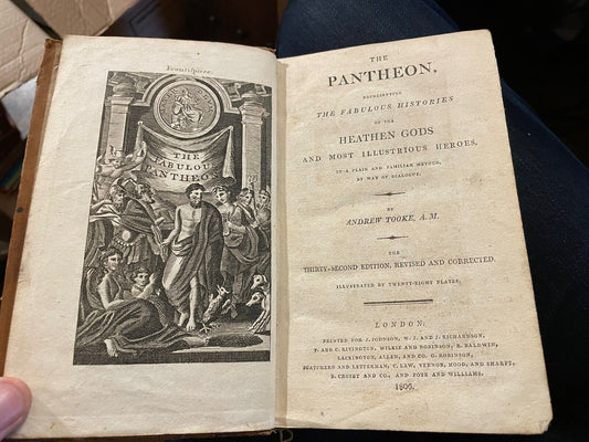 1806 Andrew Tooke : The Pantheon : Greek Mythology : Heathen Gods & Heroes