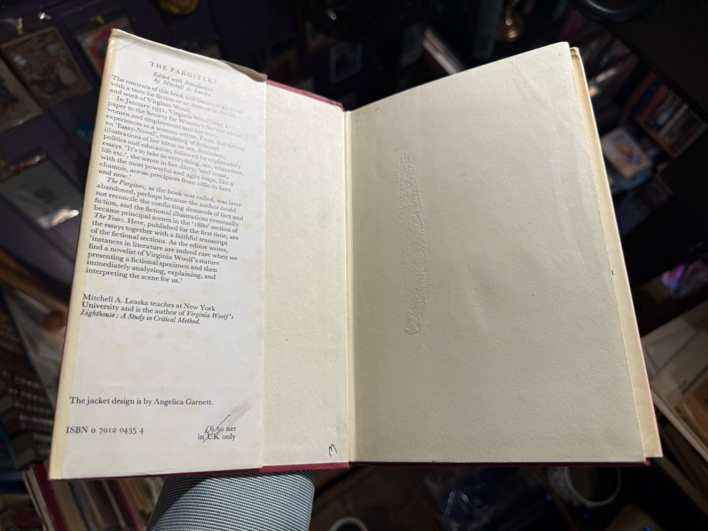Virginia Woolf : The Pargiters : FIrst UK Edition 1978 : In Good Jacket