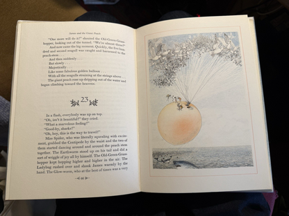 James and the Giant Peach : SIGNED by Tessa Dahl & Roald Dahl : 1st/2nd 1961
