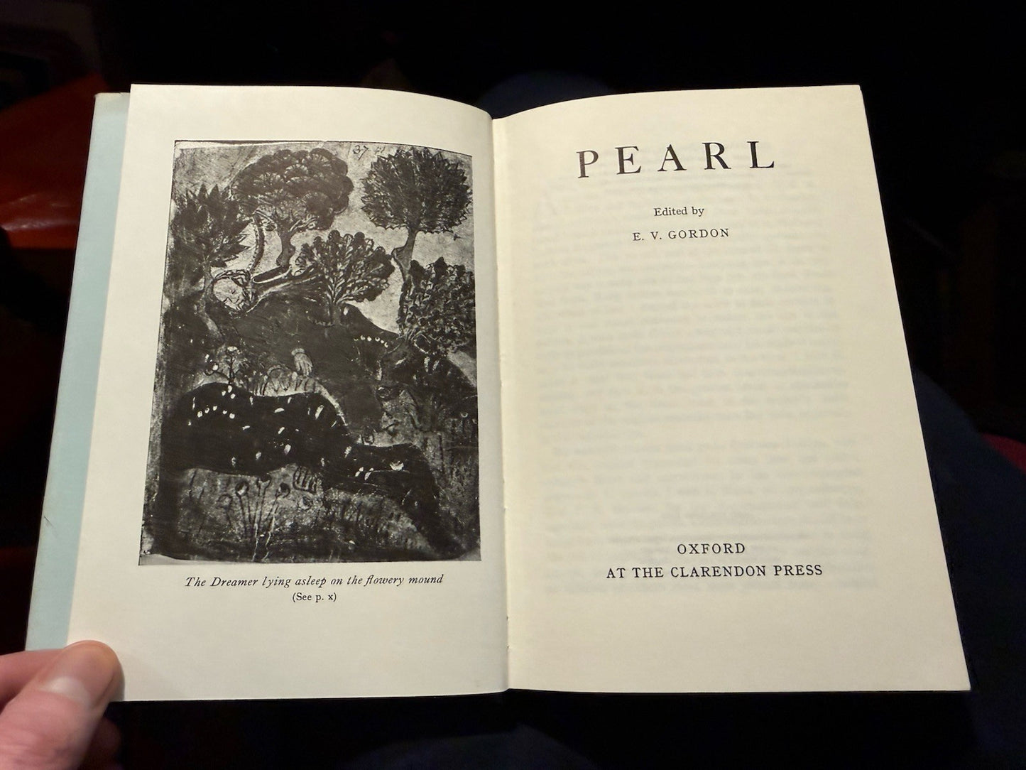 Pearl : Edited by E V Gordon ( with JRR Tolkien ) Middle English Peom