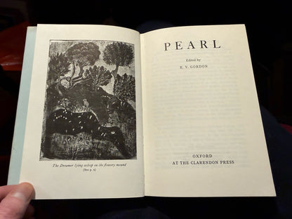 Pearl : Edited by E V Gordon ( with JRR Tolkien ) Middle English Peom