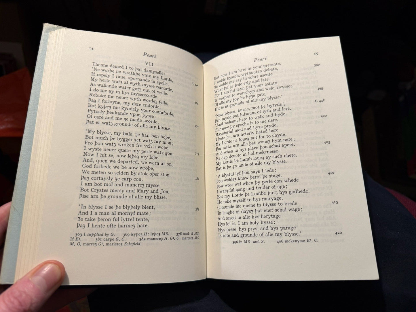 Pearl : Edited by E V Gordon ( with JRR Tolkien ) Middle English Peom