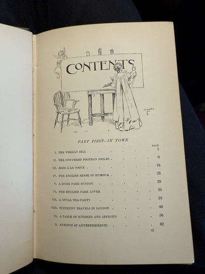 1900 Penelope's English Experience : Kate Douglas Wiggin : Illustrated