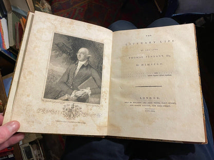 1793 The Literary Life of Thomas Pennant by Himself : Welsh Naturalist