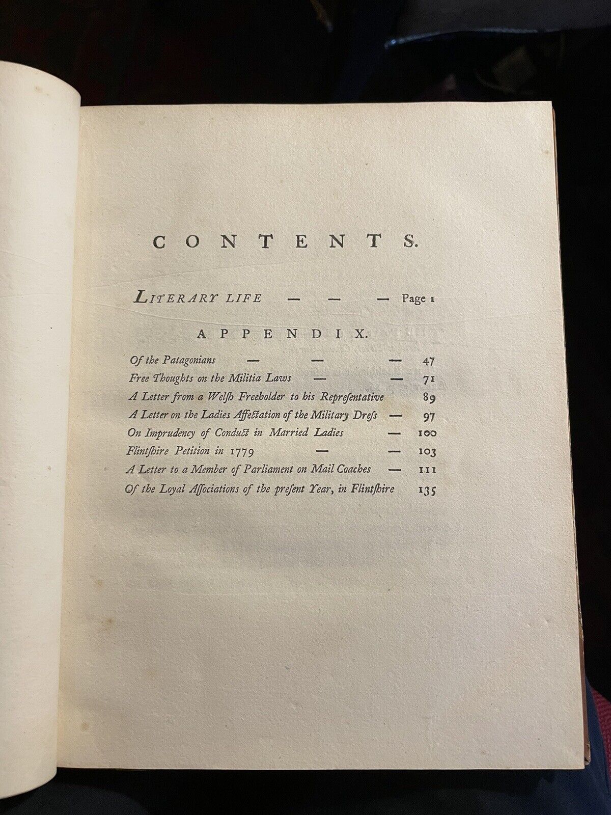 1793 The Literary Life of Thomas Pennant by Himself : Welsh Naturalist