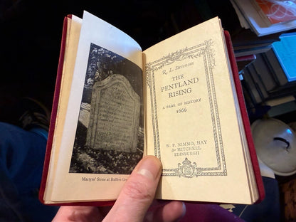 c1910 The Pentland Rising : Robert Louis Stevenson : Scottish History