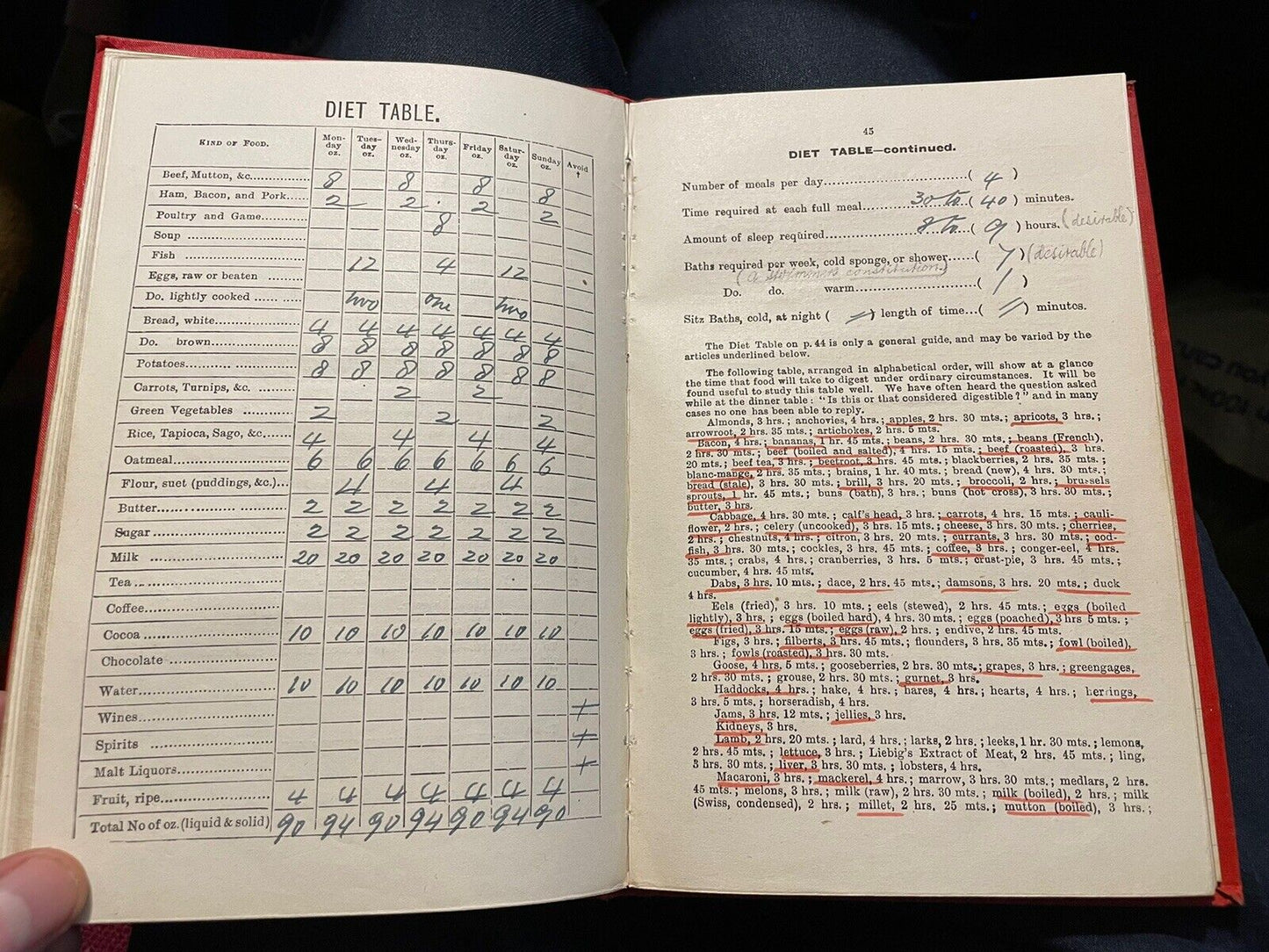 Phrenological Delineation : Chart of Character : Handwritten Entries : O'Dell