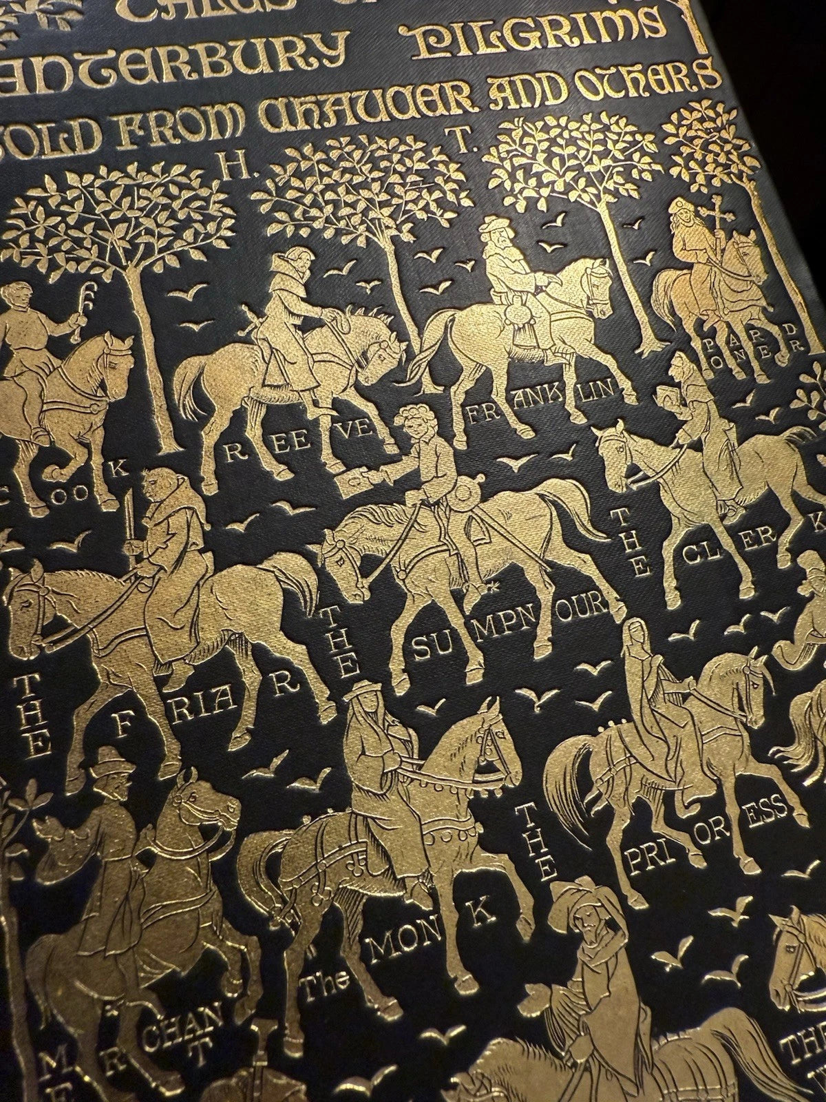 1906 Tales of the Canterbury Pilgrims : Illustrated by Hugh Thomson in DJ