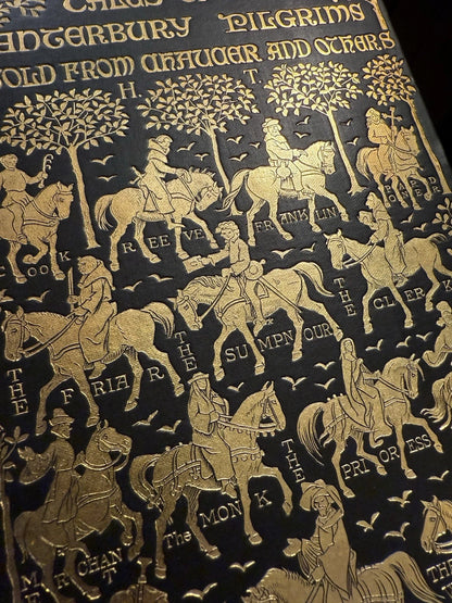 1906 Tales of the Canterbury Pilgrims : Illustrated by Hugh Thomson in DJ