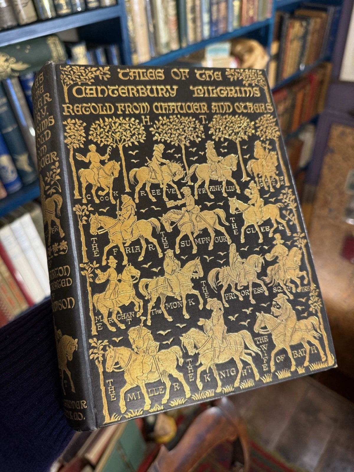1906 Tales of the Canterbury Pilgrims : Illustrated by Hugh Thomson in DJ