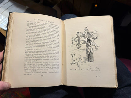1906 Tales of the Canterbury Pilgrims : Illustrated by Hugh Thomson in DJ