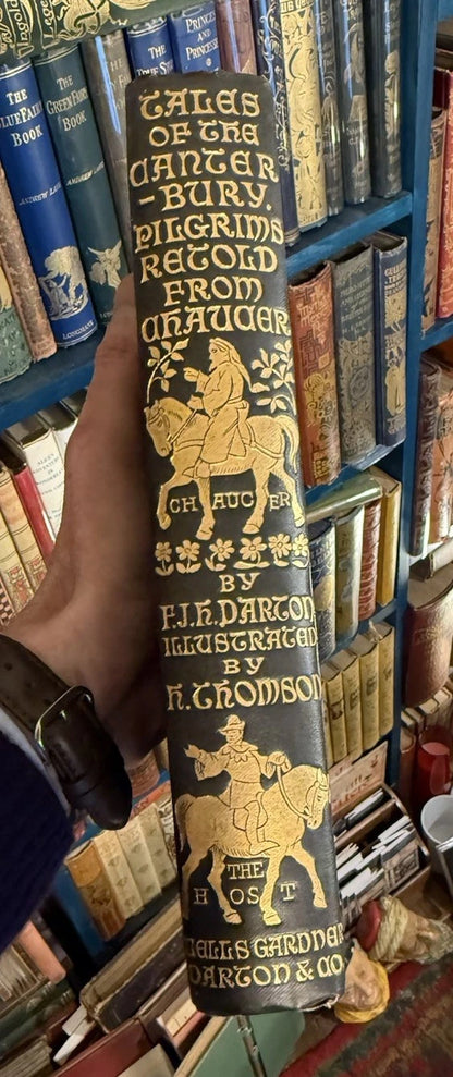 1906 Tales of the Canterbury Pilgrims : Illustrated by Hugh Thomson in DJ