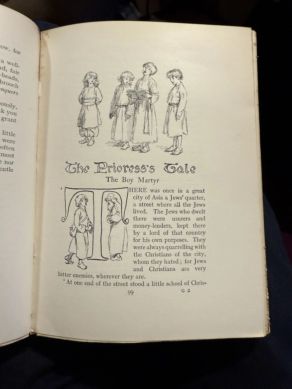 1906 Tales of the Canterbury Pilgrims : Illustrated by Hugh Thomson in DJ