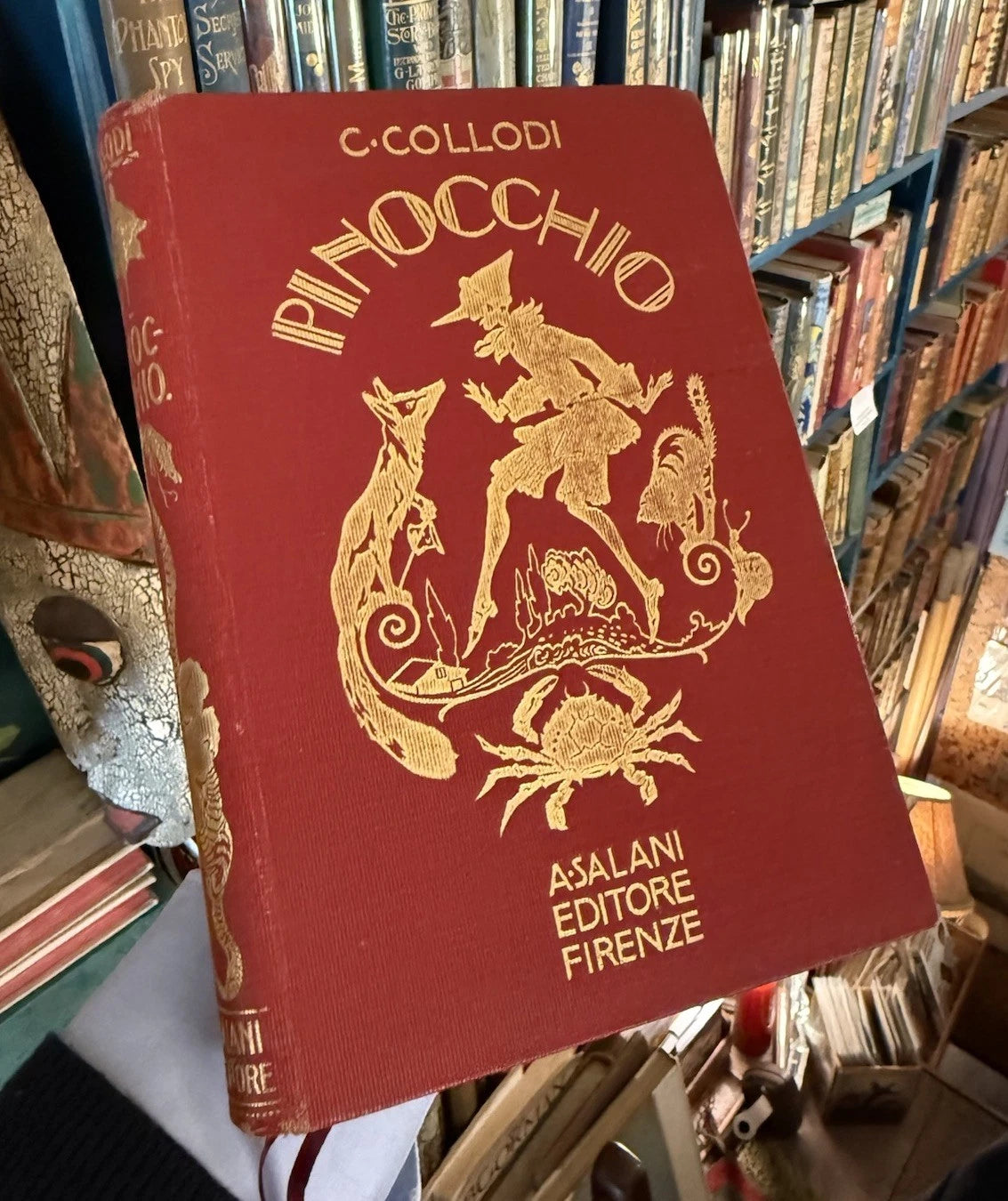 Le Avventure di Pinochio : C. Collodi : Illustrated Italian Edition 1927
