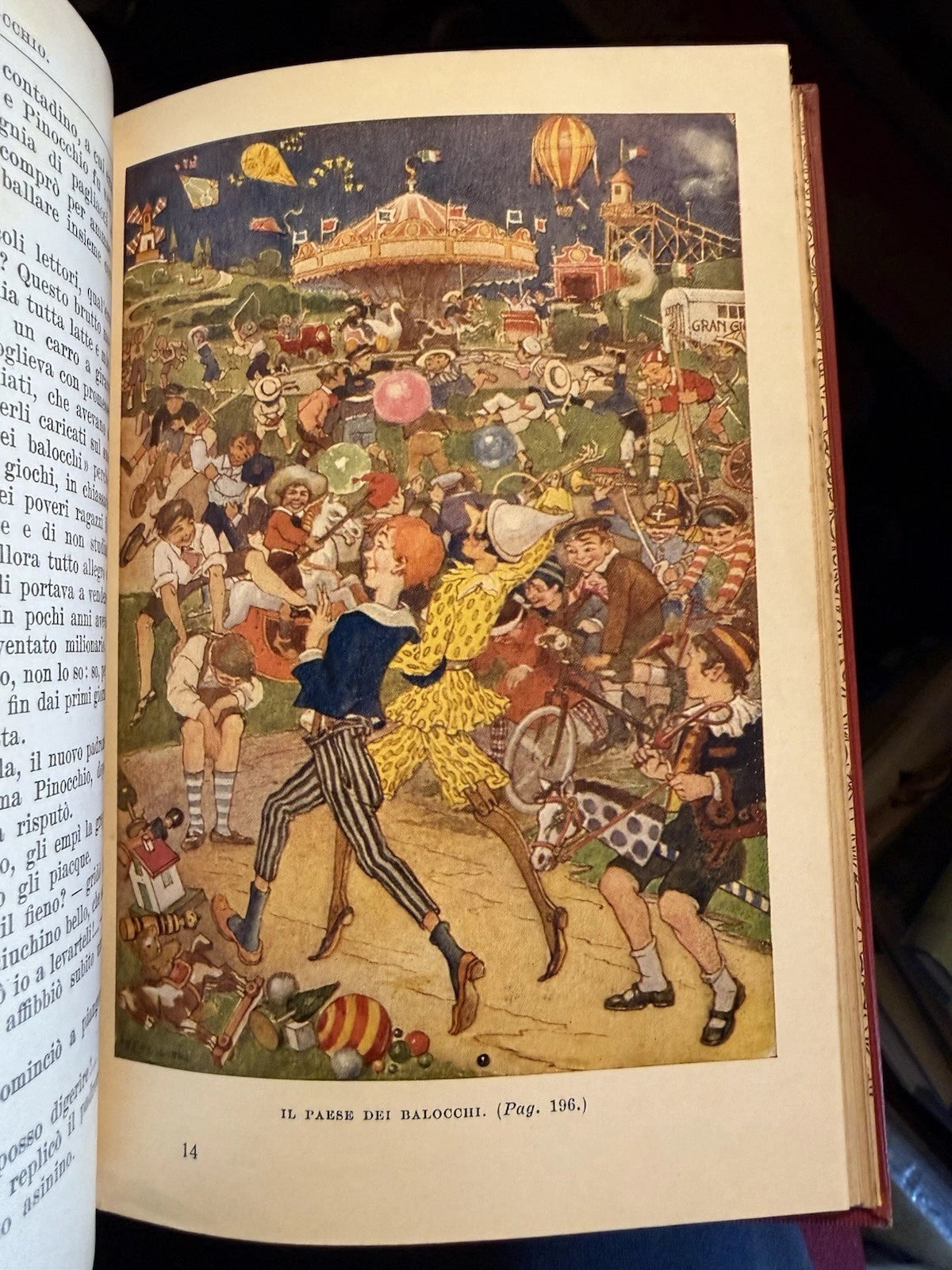 Le Avventure di Pinochio : C. Collodi : Illustrated Italian Edition 1927