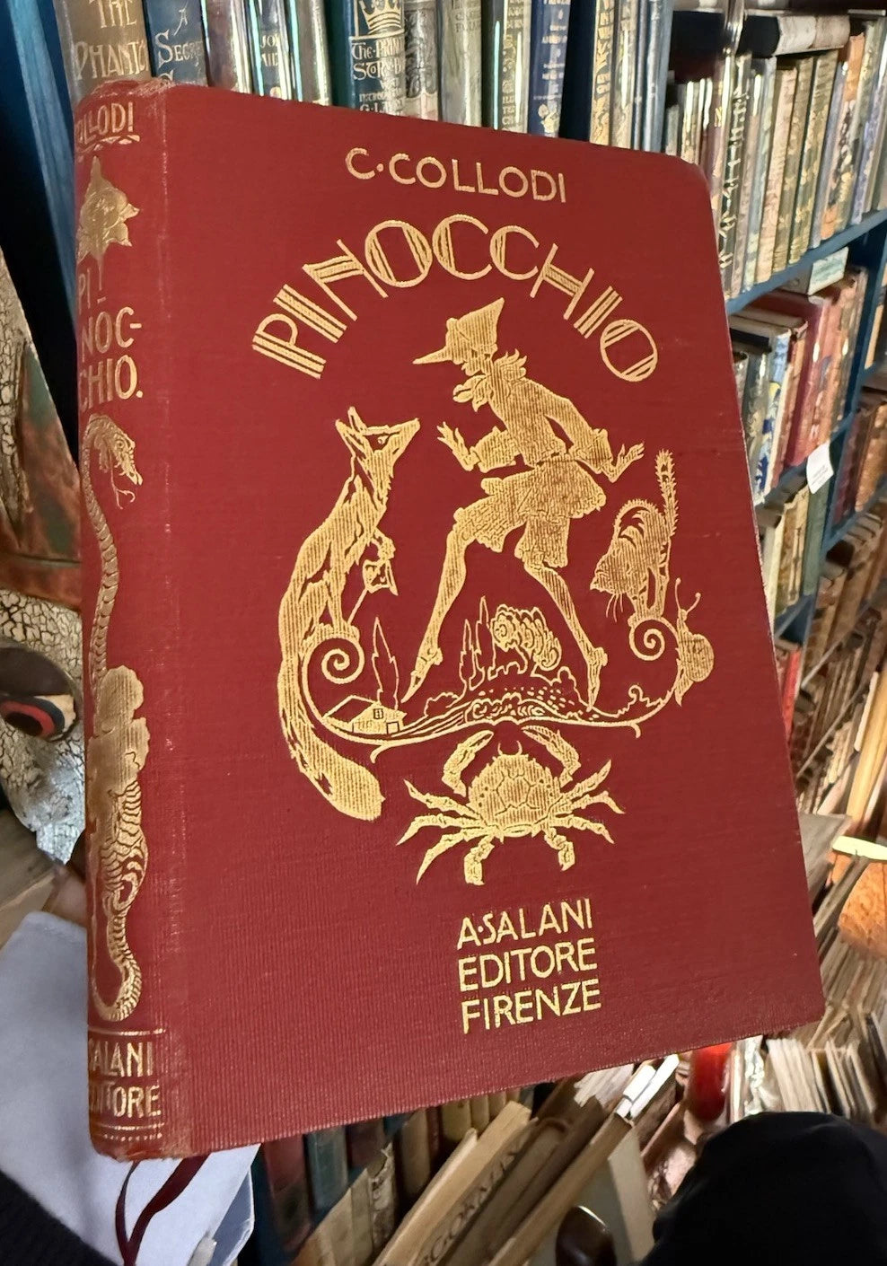 Le Avventure di Pinochio : C. Collodi : Illustrated Italian Edition 1927