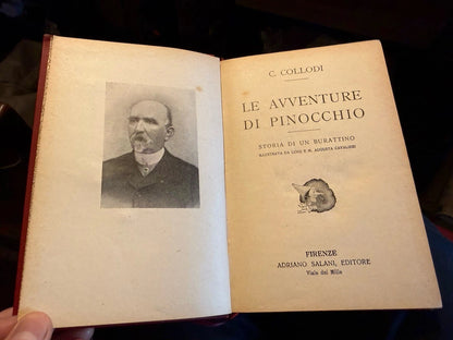 Le Avventure di Pinochio : C. Collodi : Illustrated Italian Edition 1927