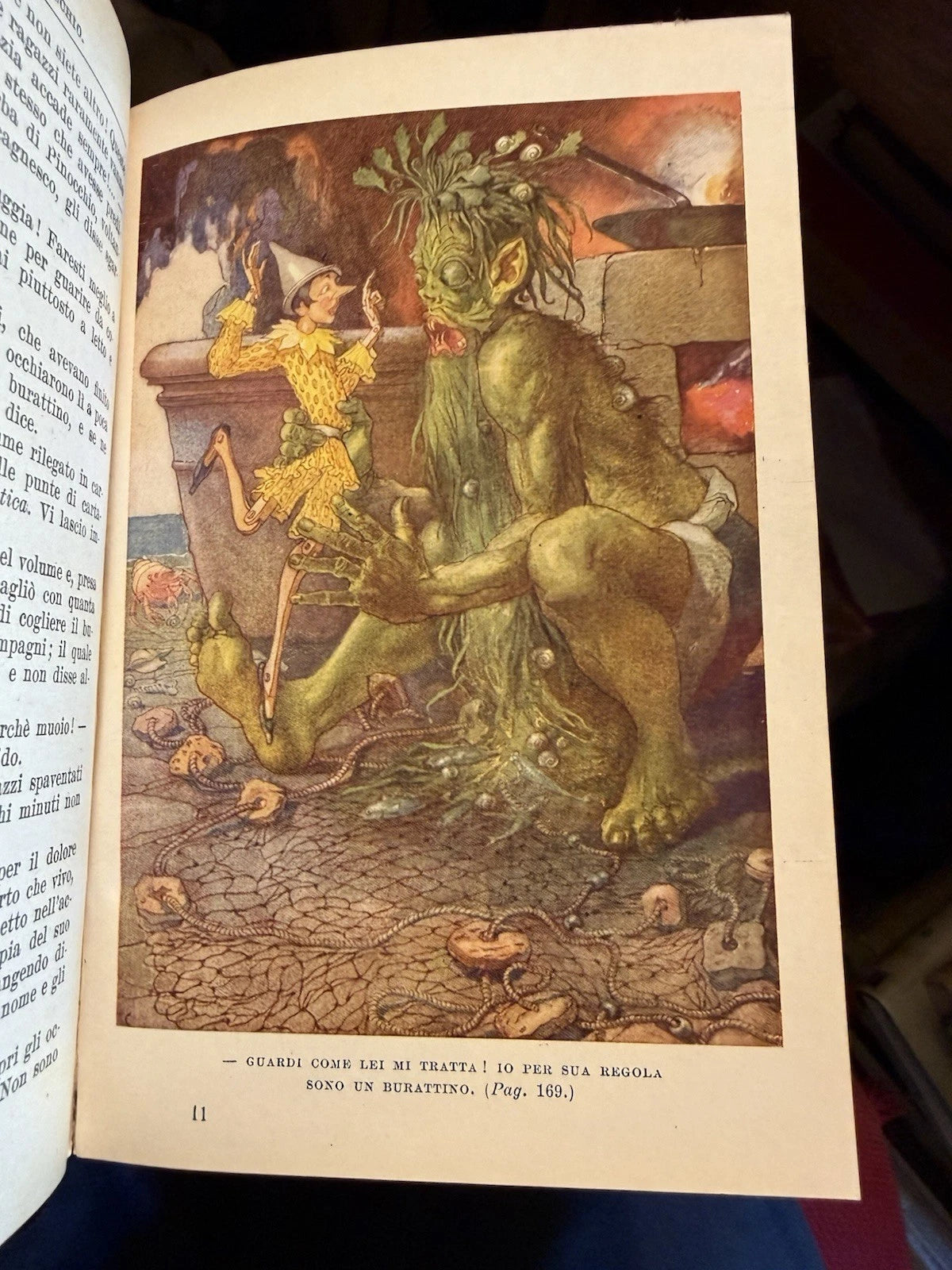 Le Avventure di Pinochio : C. Collodi : Illustrated Italian Edition 1927