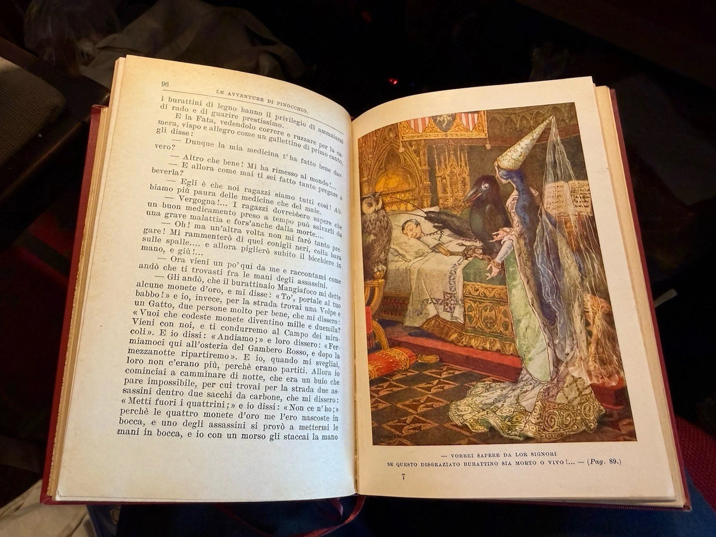 Le Avventure di Pinochio : C. Collodi : Illustrated Italian Edition 1927