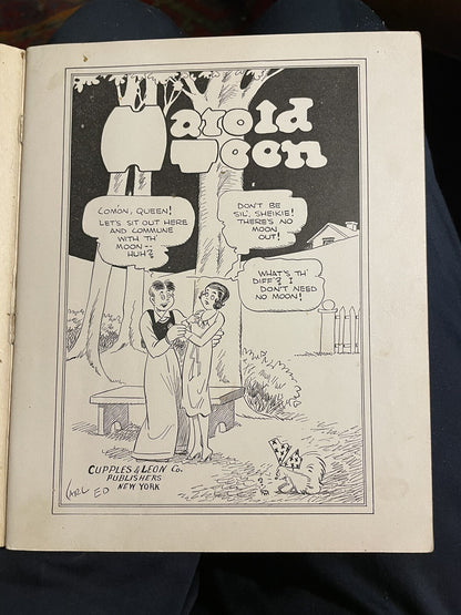 1931 The Adventures of Harold Teen & his old side-kick "Pop Jenks" Comic Book