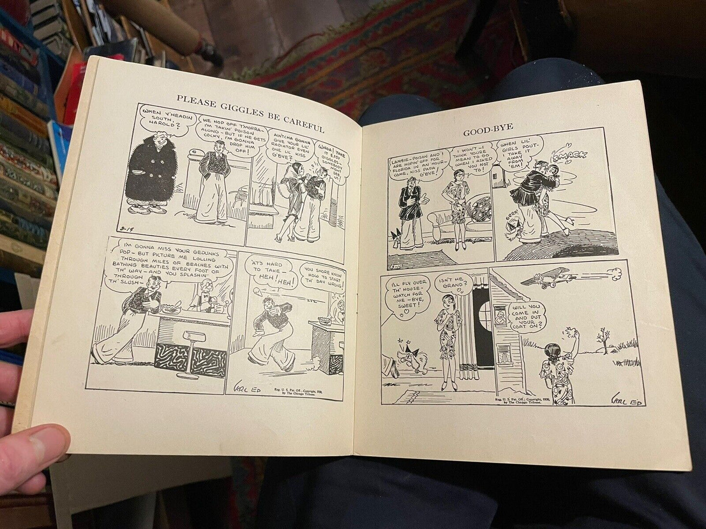 1931 The Adventures of Harold Teen & his old side-kick "Pop Jenks" Comic Book