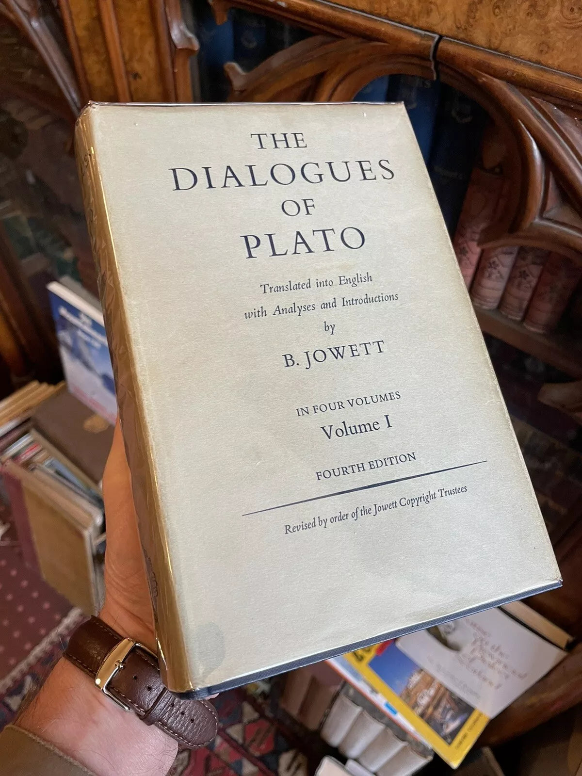 The Dialogues of Plato (4 Volumes) Jowett : Clarendon 4th Edition : Philiosophy