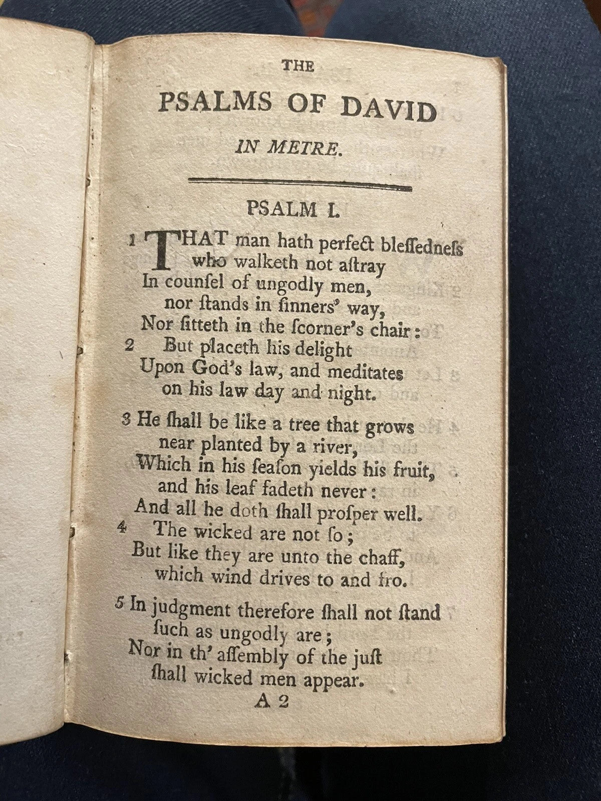 1809 Psalms of David in Metre : Church of Scotland Approved Version