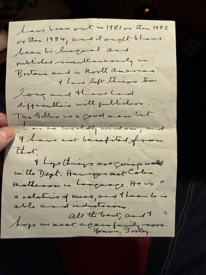 Sorley MacLean : Poems 1932-82 : With Signed Letter + Compliments Card
