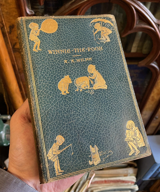 Winnie-the-Pooh by A. A. Milne : Illustrated by E H Shepard : Deluxe Leather Edition 1928