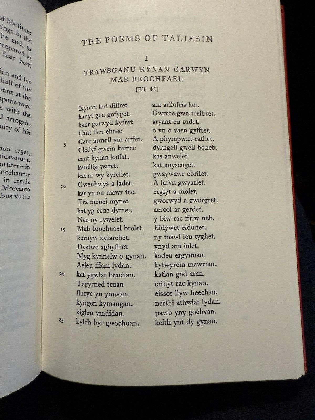 1975 The Poems of Taliesin : Edited and Annotated by Sir Ifor Williams