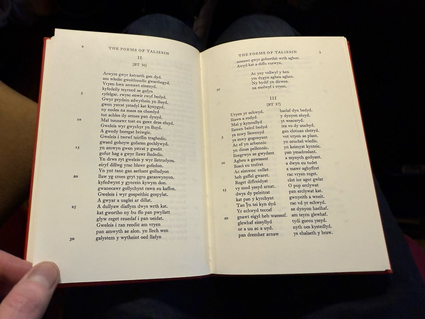 1975 The Poems of Taliesin : Edited and Annotated by Sir Ifor Williams