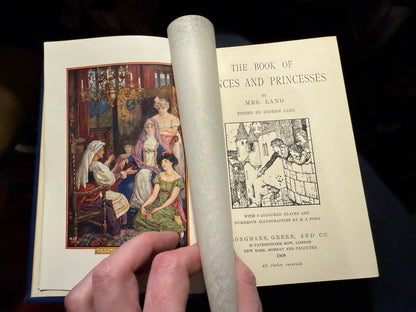 1908 Princes and Princesses : Mrs Andrew Lang : Kings & Queens : Illustrated