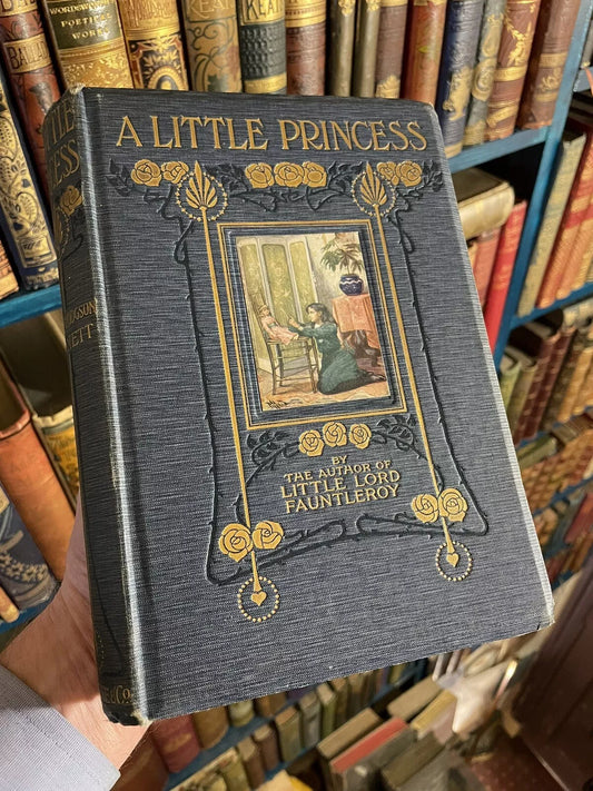 1905 A Little Princess : Frances Hodgson Burnett : Arts & Crafts Binding 1st Ed
