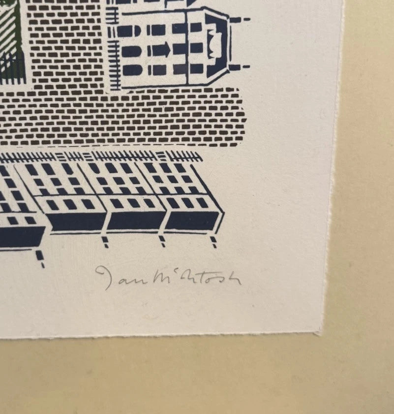 Ian McIntosh Signed Framed Print : 44 Scotland Street : Alexander McCall Smith