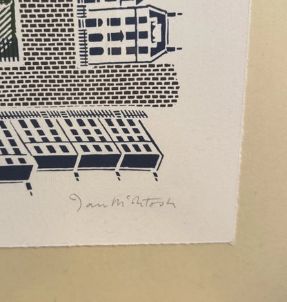 Ian McIntosh Signed Framed Print : 44 Scotland Street : Alexander McCall Smith