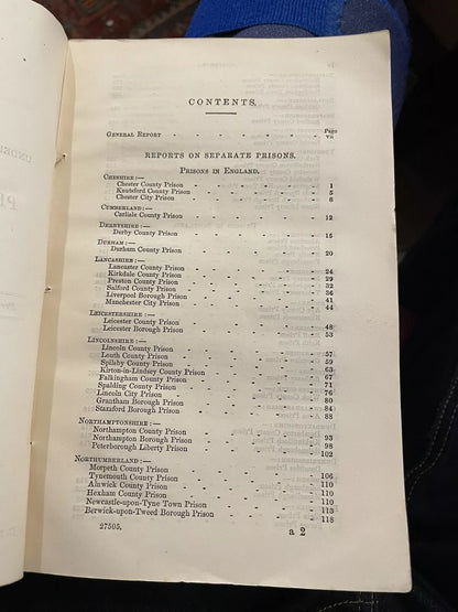 1871 Thirty-Fifth Report of the Inspectors of the Prisons of Great Britain