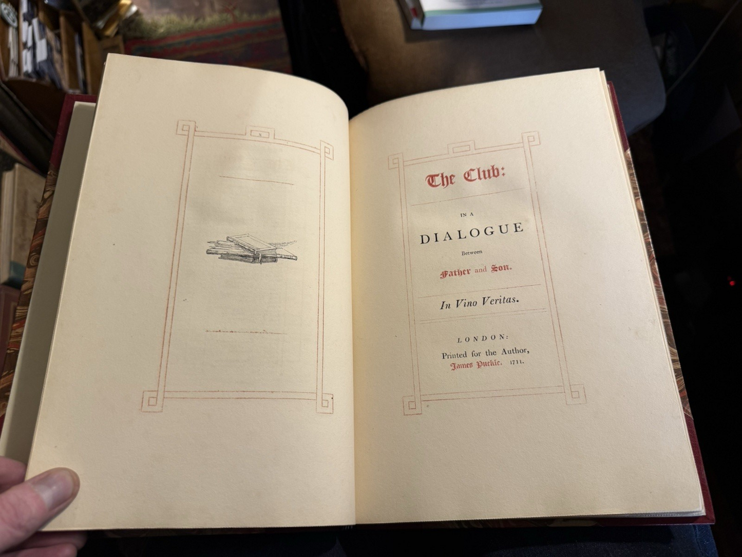 1817 James Puckle : The Club; in A Dialogue Between a Father and Son