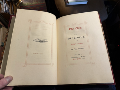 1817 James Puckle : The Club; in A Dialogue Between a Father and Son